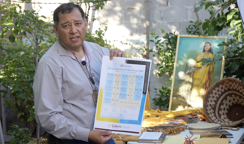 Cristobal Martín Rojas, integrante de la Nación N´dee